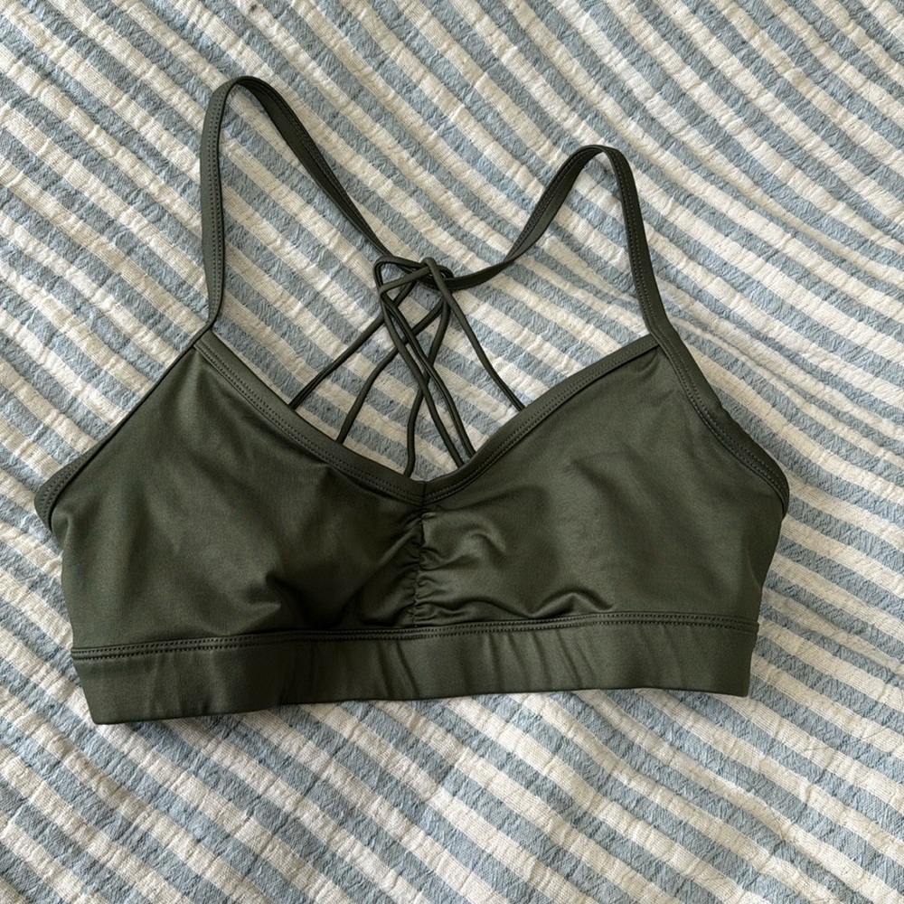 Alo sunny strappy back bra